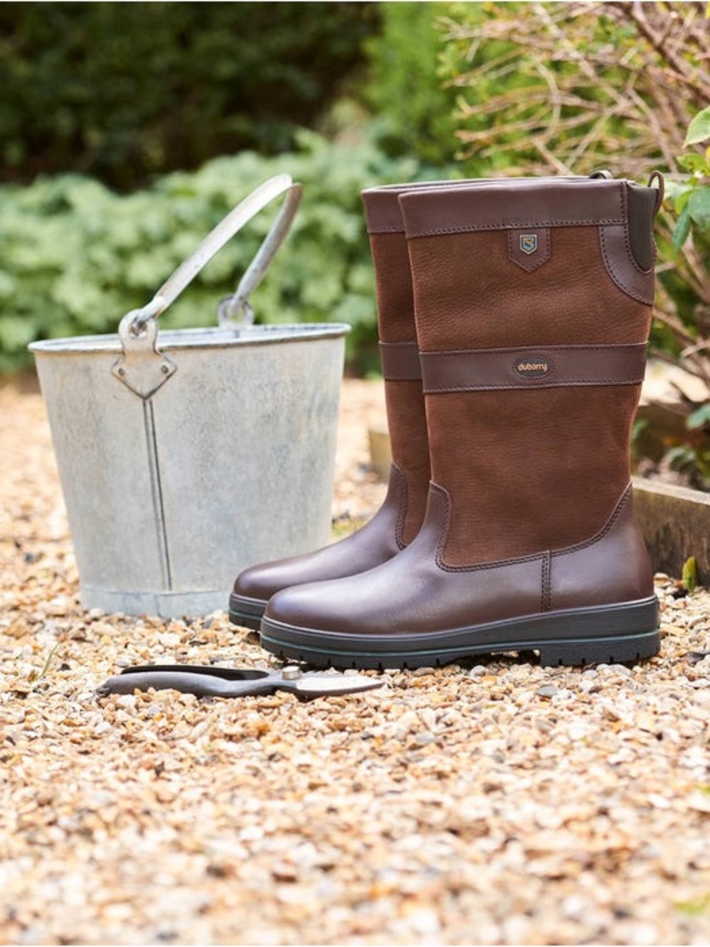 Dubarry of Ireland Brown Tall Leather Winter Boots